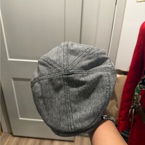 Gray Newsboy Cap